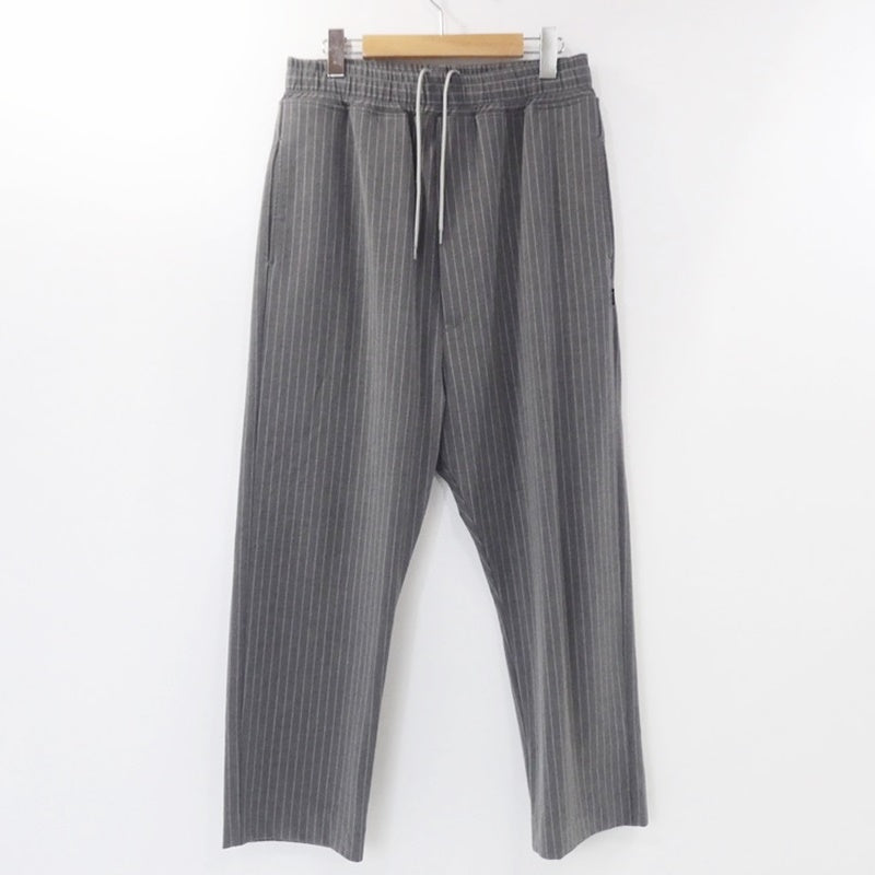 【中古】GOD SELECTION XXX | ゴッドセレクショントリプルエックス STRIPE EASY PANTS パンツ GX-S22-PT-02 グレー