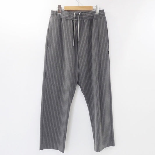 【中古】GOD SELECTION XXX | ゴッドセレクショントリプルエックス STRIPE EASY PANTS パンツ GX-S22-PT-02 グレー
