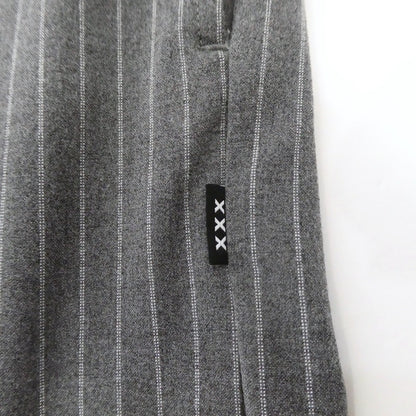 【中古】GOD SELECTION XXX | ゴッドセレクショントリプルエックス STRIPE EASY PANTS パンツ GX-S22-PT-02 グレー