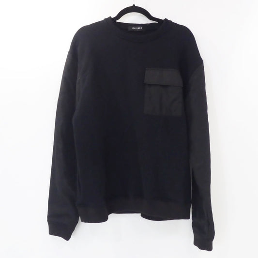 【中古】 BOMBER SLEEVE CREW スウェット ブラック サイズ：L