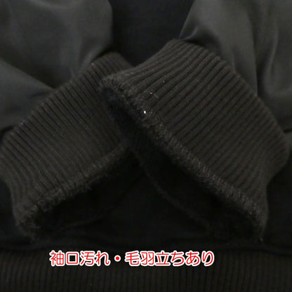 【中古】 BOMBER SLEEVE CREW スウェット ブラック サイズ：L