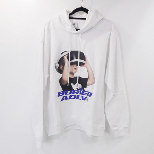 【中古】 HOODIE VR GAMER パーカー ホワイト サイズ：2