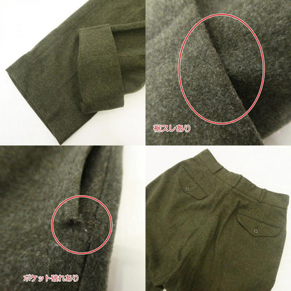 【中古】MILITARY衣料 | ミリタリーイリョウ W/HIP POCKETS CLASS 4 パンツ 年式:50s カーキ