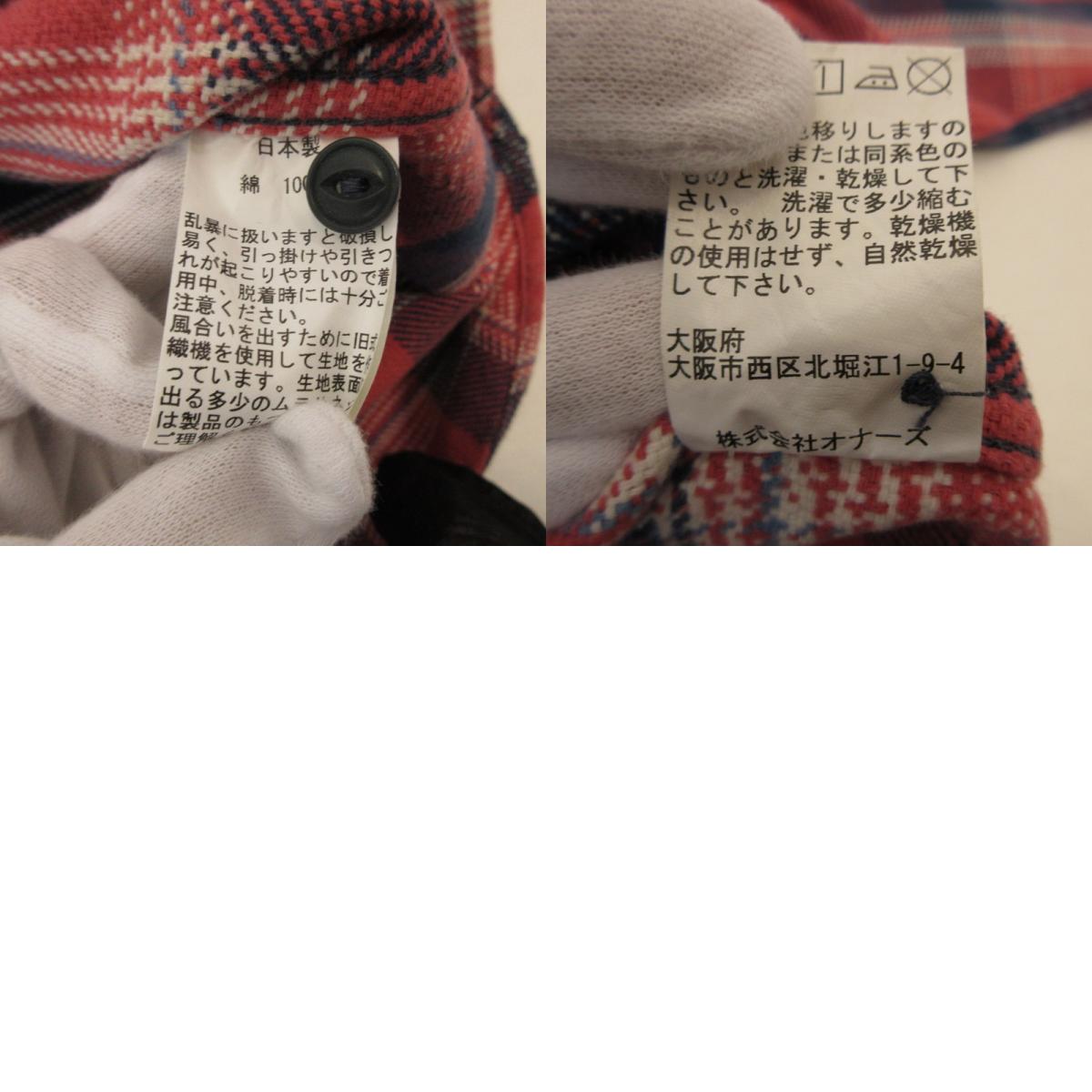 【中古】UES | ウエス　ウェス HEAVYWEIGHT NELL SHIRT 長袖シャツ 502254 サイズ：2