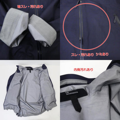 【中古】ARC'TERYX | アークテリクス Beta Jacket ナイロンジャケット X000007584 ネイビー サイズ：L