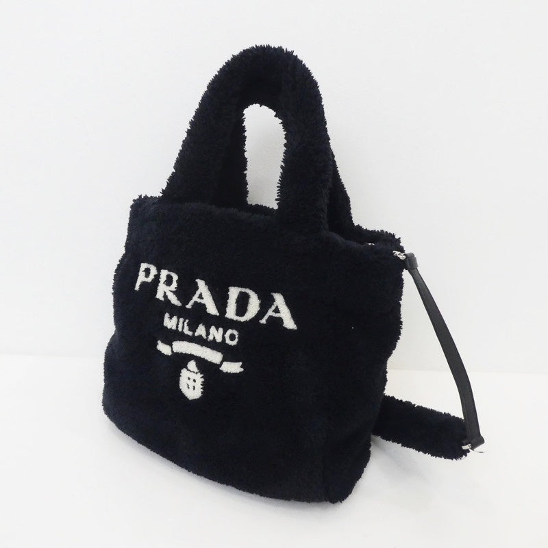【中古】PRADA | プラダ テリーミニトート その他バッグ 1BG447 ブラック