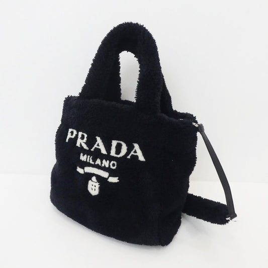 【中古】PRADA | プラダ テリーミニトート その他バッグ 1BG447 ブラック