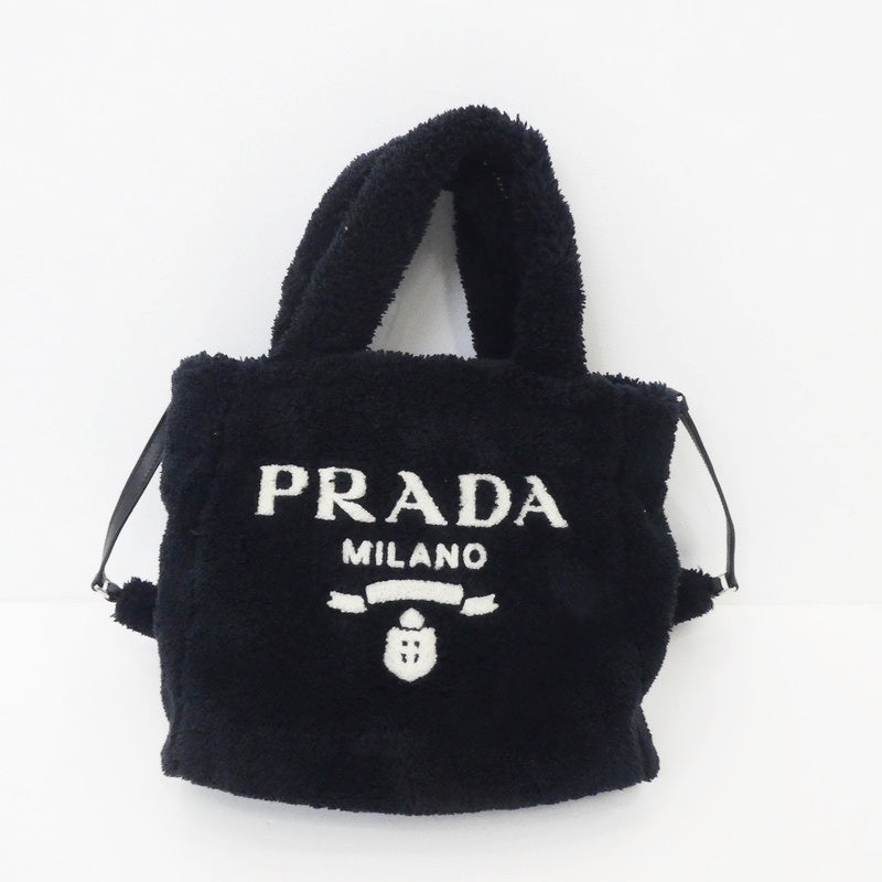 【中古】PRADA | プラダ テリーミニトート その他バッグ 1BG447 ブラック