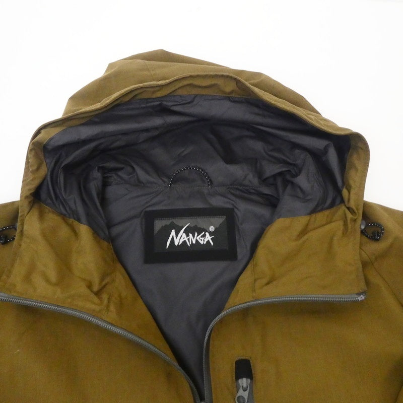 【中古】NANGA | ナンガ TAKIBI シェルブルゾン ナイロンジャケット 3469-3790 ブラウン サイズ：48