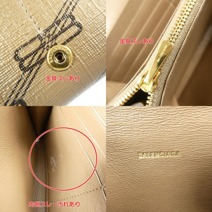 【中古】BALENCIAGA | バレンシアガ CASH ラージフラップウォレット 長財布 650874
