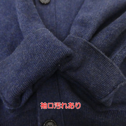 【中古】POLO RALPH LAUREN | ポロ・ラルフローレン Vネック カーディガン ネイビー サイズ：XXL