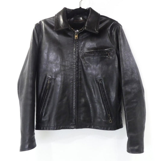 【中古】schott | ショット レザー 643EVS ブラック サイズ：34