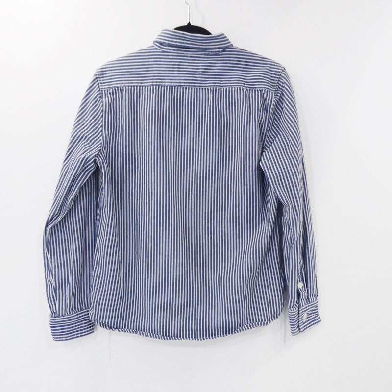 【中古】 ストライプレトロシャツ 長袖シャツ サイズ：S