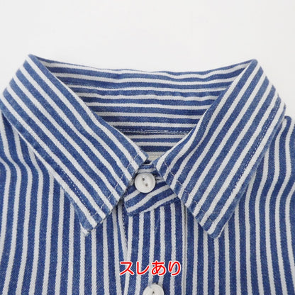 【中古】 ストライプレトロシャツ 長袖シャツ サイズ：S