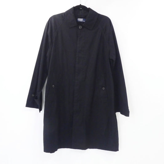 【中古】POLO RALPH LAUREN | ポロ・ラルフローレン ステンカラーコート ブラック サイズ：M