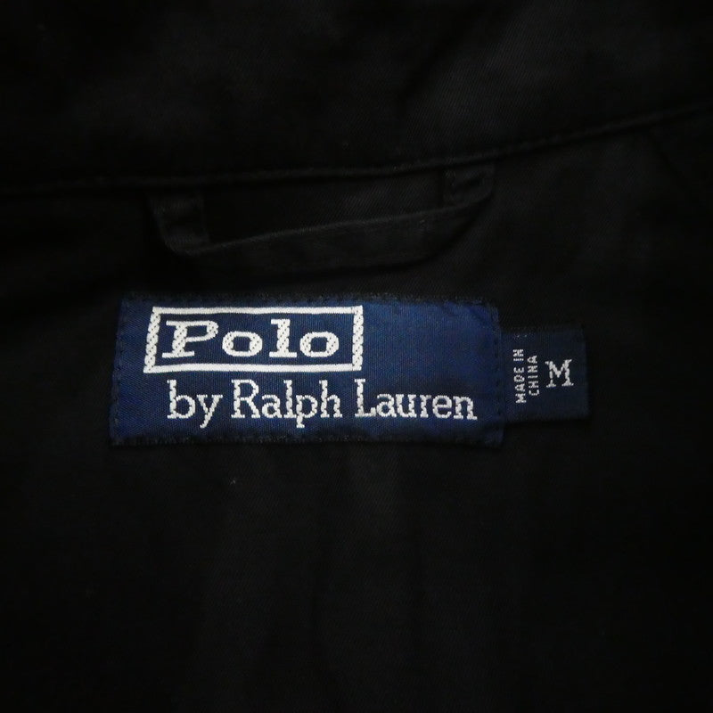 【中古】POLO RALPH LAUREN | ポロ・ラルフローレン ステンカラーコート ブラック サイズ：M