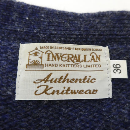 【中古】INVERALLAN | インバーアラン カーディガン ネイビー サイズ：36