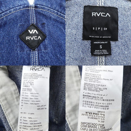 【中古】RVCA | ルーカ　アールブイ NAILHEAD RELAXED FIT OVERALL 3 オーバーオール BA042-701 サイズ：S
