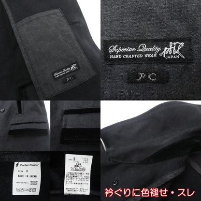 【中古】PORTER CLASSIC | ポータークラシック PC7 CANVAS PEACOAT ピーコート ブラック サイズ：M