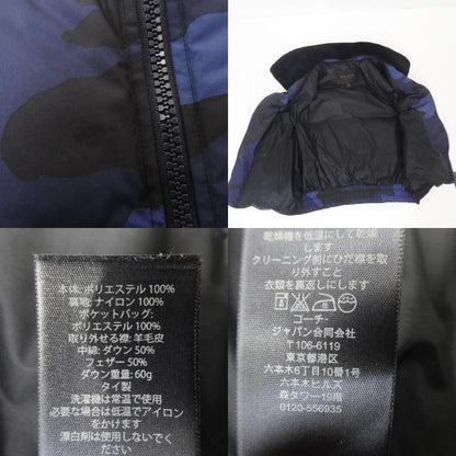 【中古】COACH | コーチ ダウンベスト F86056 カモ サイズ：XS