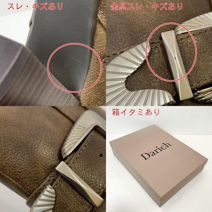 【中古】Darich | ダーリッチ レザーロングブーツ ブーツ 112035003 2021S/S ブラウン サイズ：M