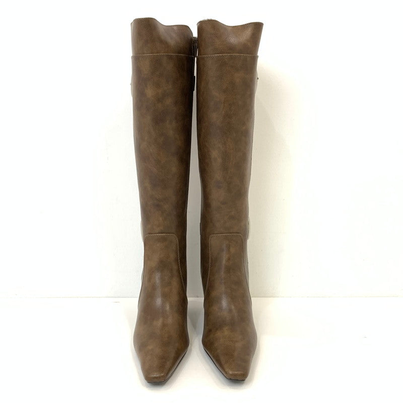 【中古】Darich | ダーリッチ レザーロングブーツ ブーツ 112035003 2021S/S ブラウン サイズ：M