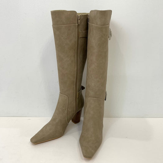 【中古】Darich | ダーリッチ レザーロングブーツ ブーツ 112035003 2021S/S ベージュ