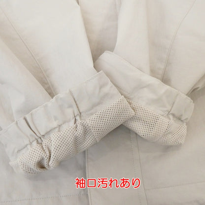 【中古】UNIQLO | ユニクロ ウィンドプルーフスタンドブルゾン ナイロンジャケット 311-464918 アイボリー サイズ：M