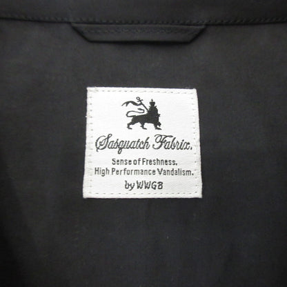 【中古】SASQUATCH fabrix | サスクワッチファブリックス WA-NECK LONG SLEEVE SHIRTS 長袖シャツ 16SS-SY9-003 ブラック サイズ：L