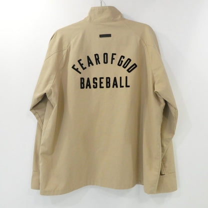 【中古】FEAR OF GOD | フィアオブゴッド Baseball Jacket ブルゾン FG30-051 ベージュ サイズ：M