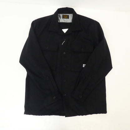 【中古】AT DIRTY | アットダーティー MILDOOR L/S SHIRT 長袖シャツ ブラック サイズ：M