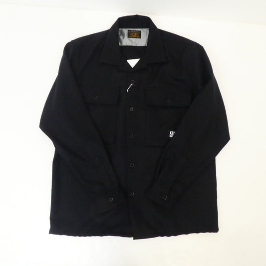 【中古】AT DIRTY | アットダーティー MILDOOR L/S SHIRT 長袖シャツ ブラック サイズ：M