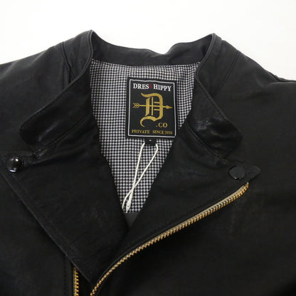 【中古】DRESS HIPPY | ドレスヒッピー DH-RIDERS LEATHER JACKET レザー ブラック サイズ：S