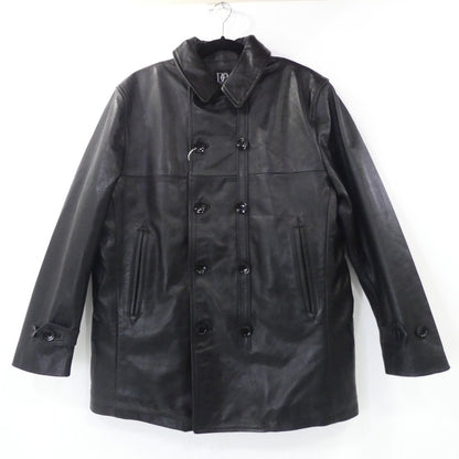 【中古】DRESS HIPPY | ドレスヒッピー L.C.LEATHER COAT レザー ブラック サイズ：M