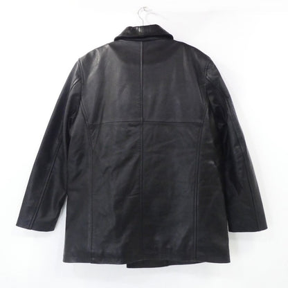 【中古】DRESS HIPPY | ドレスヒッピー L.C.LEATHER COAT レザー ブラック サイズ：M