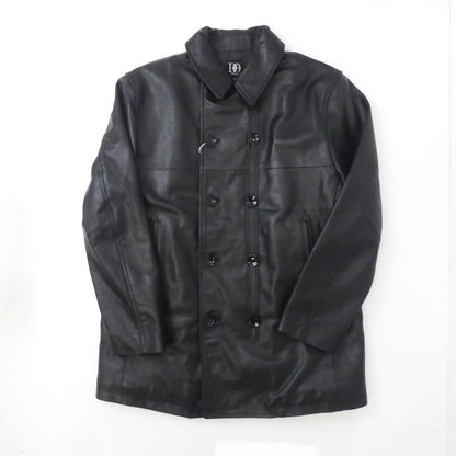【中古】DRESS HIPPY | ドレスヒッピー L.C.LEATHER COAT レザー ブラック サイズ：M