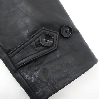 【中古】DRESS HIPPY | ドレスヒッピー L.C.LEATHER COAT レザー ブラック サイズ：M