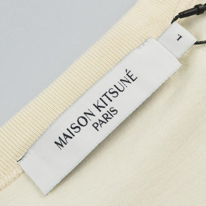 【中古】MAISON KITSUNE | メゾンキツネ FOX STAMP CLASSIC TEE-SHIRT 半袖Ｔシャツ IM00153KJ0008 ベージュ サイズ：L