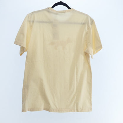 【中古】MAISON KITSUNE | メゾンキツネ FOX STAMP CLASSIC TEE-SHIRT 半袖Ｔシャツ IM00153KJ0008 ベージュ サイズ：S