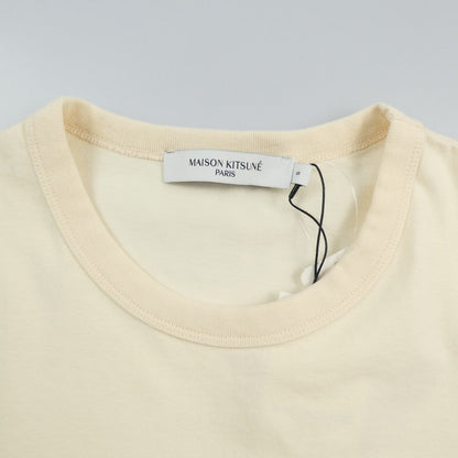 【中古】MAISON KITSUNE | メゾンキツネ FOX STAMP CLASSIC TEE-SHIRT 半袖Ｔシャツ IM00153KJ0008 ベージュ サイズ：S