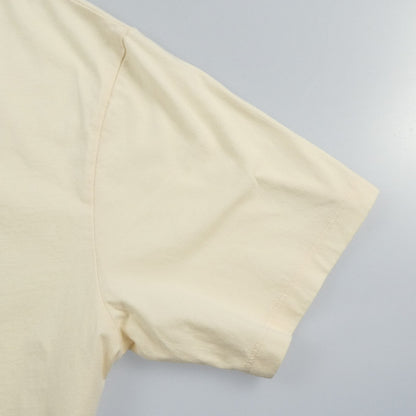 【中古】MAISON KITSUNE | メゾンキツネ FOX STAMP CLASSIC TEE-SHIRT 半袖Ｔシャツ IM00153KJ0008 ベージュ サイズ：S