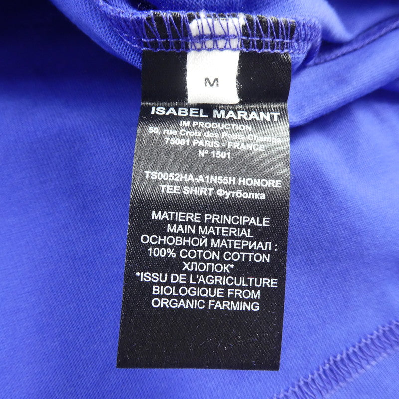 【中古】 HONORE LOGO T-SHIRT 半袖Ｔシャツ TS0052HA-A1N55H ブルー サイズ：M