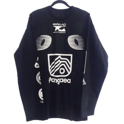 【中古】 PANGEA LONGSLEEVE T-SHIRT 長袖Ｔシャツ 23E28OAJ17 ブラック サイズ：M