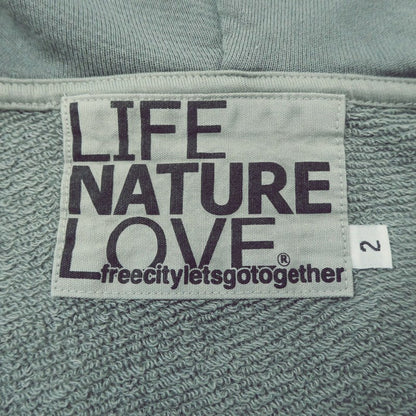 【中古】FREE CITY(聖林公司) | フリーシティ SUPERRFLUFF LUX ZIP HOODIE パーカー FCTZIP019 サイズ：2