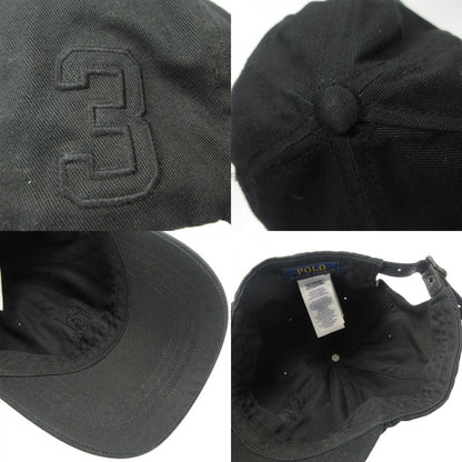 【中古】POLO RALPH LAUREN | ポロ・ラルフローレン BIG PONY CHINO CAP キャップ H214SC02 ブラック
