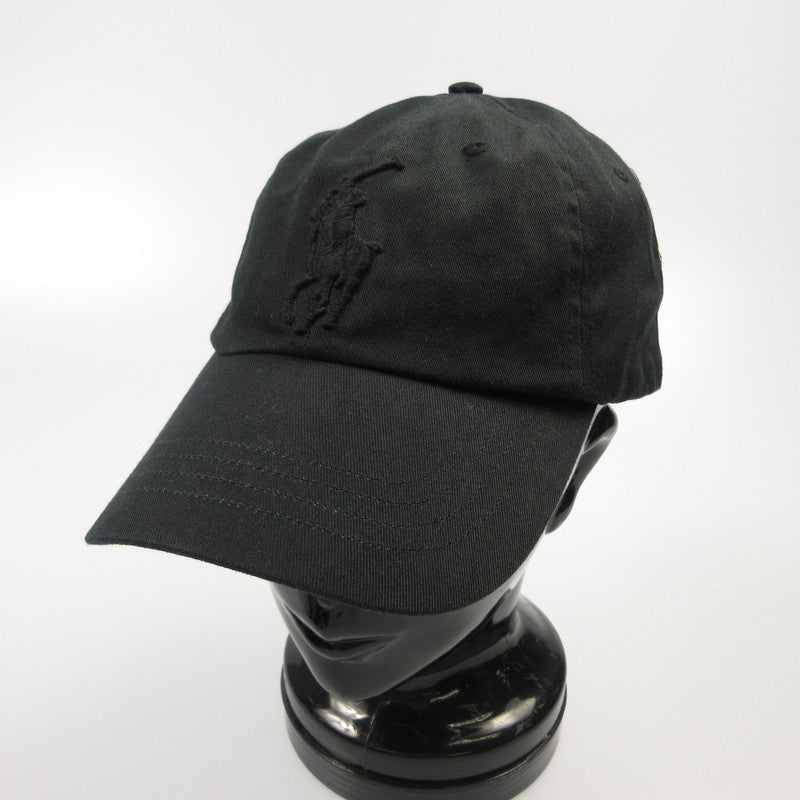 【中古】POLO RALPH LAUREN | ポロ・ラルフローレン BIG PONY CHINO CAP キャップ H214SC02 ブラック