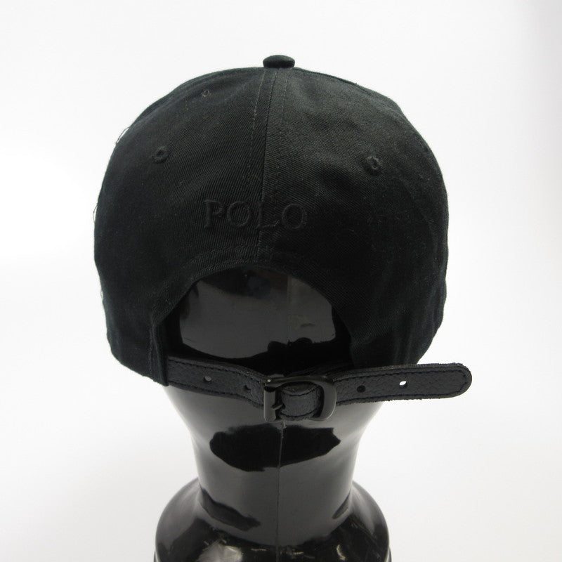 【中古】POLO RALPH LAUREN | ポロ・ラルフローレン BIG PONY CHINO CAP キャップ H214SC02 ブラック