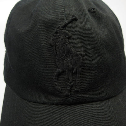 【中古】POLO RALPH LAUREN | ポロ・ラルフローレン BIG PONY CHINO CAP キャップ H214SC02 ブラック