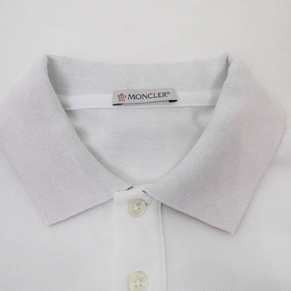 【中古】MONCLER | モンクレール MAGLIA POLO MANICA CORTA ポロシャツ 8A70510 ホワイト サイズ：XS