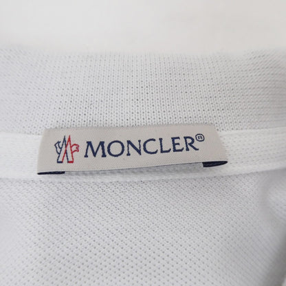 【中古】MONCLER | モンクレール MAGLIA POLO MANICA CORTA ポロシャツ 8A70510 ホワイト サイズ：XS
